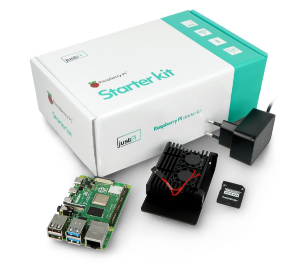 Raspberry Pi Zestaw 4B WiFi 4GB RAM, 32GB, akces. 2 went. - 635144 - zdjęcie